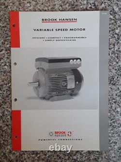 Brook Hansen 9716E ISSUE 1 REVISED Variable Speed Motor brochure July 1997