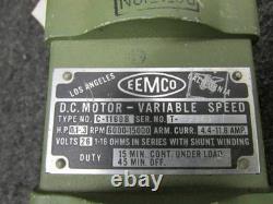 C-1160B Eemco Variable Speed DC Motor (Volts 26) (SA)