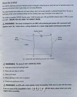 CERTIKIN iSAVER FREQUENCY INVERTER SWIMMING POOL PUMP MOTOR SPEED CONTROLLER 1.1