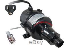 CG Air variable speed BLOWER 750w motor 120V/1HP with 300w air heater & NEMA plug