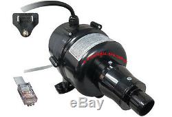 CG Air variable speed BLOWER 750w motor 120V/1HP with 600w air heater & NEMA plug