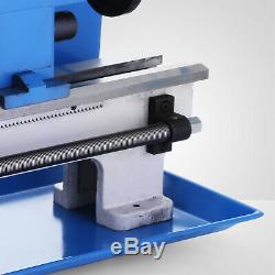 CJ18A 7x14 Mini Lathe Blue Accessory Package DC Motor Bench Top Variable Speed