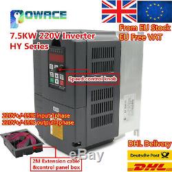 CNC 7.5KW 220V Motor Speed Vector Control Variable Frequency Driver InverterGB