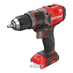 CRAFTSMAN 20V Cordless Hammer Drill Brushless Motor Variable Speed Power Tool