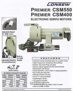 CSM550 Variable Speed Servo Motor for Sewing Machines