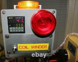 Coil Winding Machine Works With Wire Tensioner And Variable Speed Motor! Nice