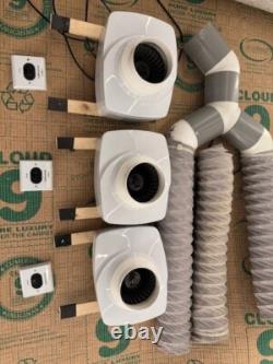 Cyclone variable speed humidity tracking extract fans