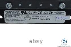 DART CONTROLS 125DV-C VARIABLE SPEED CONTROL for DC motors 33 x 91 x 108 mm