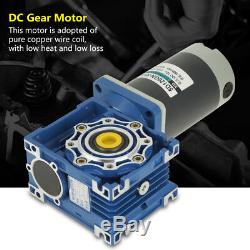 DC 12/24V 120W RV40 Worm Gear Motor Speed Variable CWithCCW + Self-Locking HP 115