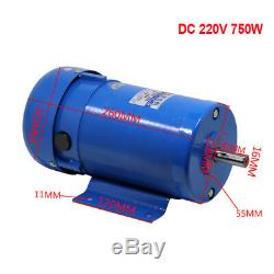 DC 220V 750W 1800RPM Permanent Magnet DC Motor Variable Speed Control Motor