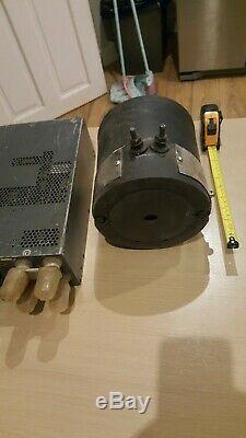 DC motor 24 to 48 volts with 5 KW output variable speed controlable
