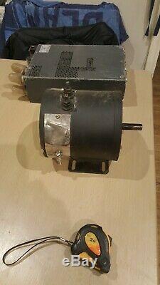 DC motor 24 to 48 volts with 5 KW output variable speed controlable