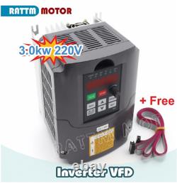 DE HY 220V VFD 3KW 4HP Inverter Variable Frequency Drive Motor Speed Controller