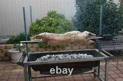 DIY 30kg Heavy Duty Motor Spit Roaster Rotisserie Set Charcoal BBQ Grill