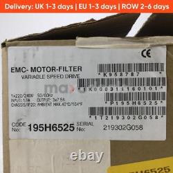 Danfoss 195H6525 EMC Motor Filter Variable speed Drive New NFP