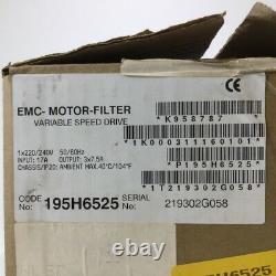 Danfoss 195H6525 EMC Motor Filter Variable speed Drive New NFP