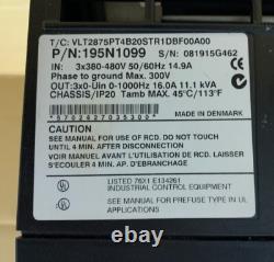 Danfoss VLT2875 VLT2800 7.5kw Variable Speed Motor Drive Frequency Inverter
