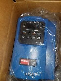 Dayton, 32J576 A. C. Motor speed control Variable frequency drive 3 HP NEW AC