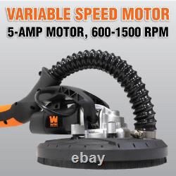 Drywall Sander Variable Speed 15 Ft. Hose Corded Motor Long Arm Sanding Disk