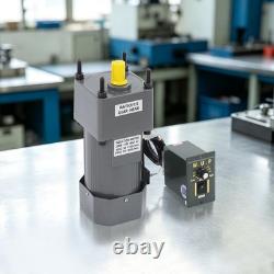 Eapmic 0-270RPM 250W 5K AC Variable Speed Gear Reduction Motor with Controller