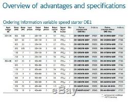 Eaton PowerXL Variable Speed Starter DE1-343D6NN-N20N Motor Driver AC 2.0HP