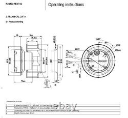 Ebm Papst Axial EC Fan Motor R3g133 230v / 0-10vdc variable speed control