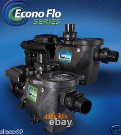 Econo Flo Pump VSA Waterway in-ground pool 165 VARIABLE SPEED motor 230V 1.65 HP