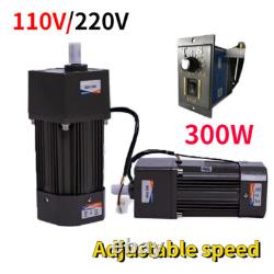 Electric 220/110V AC Motor Adapter 300W Gear Box Motor Speed Variable Controller