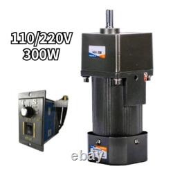 Electric AC Motor Adapter Gear Box Motor Speed Variable Controller 300W 220/110V