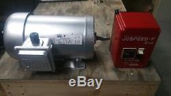 Electric Motor 220V 2hp 3 Phase Ph Vfd Variable Speed 1725rpm mill lathe