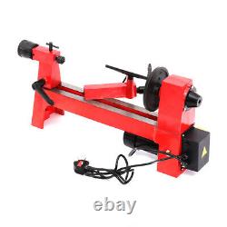 Electric Motor Wood Lathe Variable Speeds Bench Turning Woodworking Machine 250W