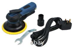 Electric Random Orbital Sander 150mm Compact Size 9 Stage Variable Speed Motor