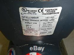 Ermerson Intellagear C-Face Variable Speed Motor 1/3HP 480V 3PH #U13T2BCR