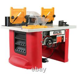 Excel Bench Top Router Table with Built In 1500w Variable Speed Motor 240v