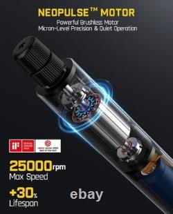 F2 Master Mini Cordless Rotary Tool Kit, NeoPulse Motor, 5 Variable Speed, 2500