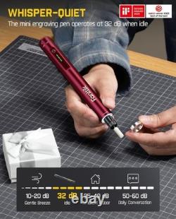 F2 Master Mini Cordless Rotary Tool Kit NeoPulse Motor 5 Variable Speed 25000