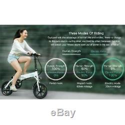 FIIDO 16 Variable 3 Speed Folding Electric Bicycle E-Bike 250W Motor 250KM UK