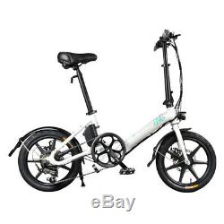 FIIDO 16 Variable 3 Speed Folding Electric Bicycle E-Bike 250W Motor 250KM UK