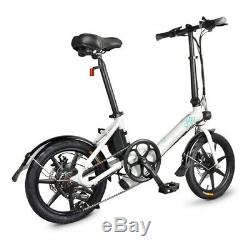 FIIDO 16 Variable 3 Speed Folding Electric Bicycle E-Bike 250W Motor 250KM UK