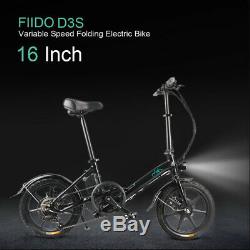 FIIDO D3S D3 16 Variable 6Speed Folding Electric Bicycle E-Bike 250W Motor 36V