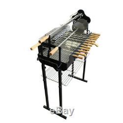Flaming Coals Deluxe 3mm Roaster Rotisserie Charcoal BBQ Grill Cyprus Spit