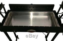 Flaming Coals Deluxe 3mm Roaster Rotisserie Charcoal BBQ Grill Cyprus Spit