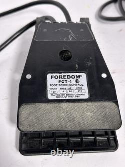 Foredom Series CC Flex Shaft Motor, Cable & FCT-1 Variable Speed Foot Pedal USA