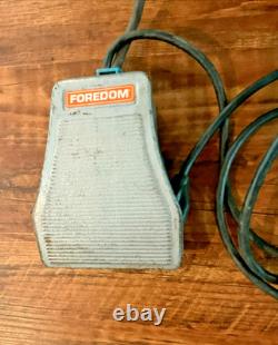 Foredom Series R Flex Shaft Motor #30 Handpiece SCR-1 Variable Speed Foot Pedal