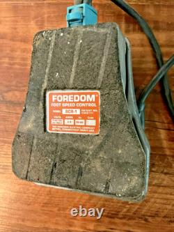 Foredom Series R Flex Shaft Motor #30 Handpiece SCR-1 Variable Speed Foot Pedal