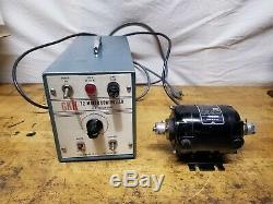 G. K. Heller Model T2 Variable Speed Reversible 1/40hp DC Motor With Controller