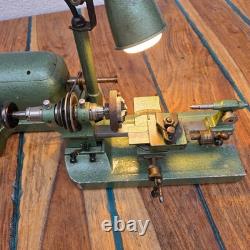 G. KLETT Small Precision Watchmakers Lathe Integrated Motor, variable speed, 220V