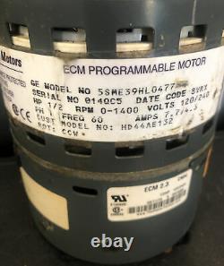 GE Genteq 2.3 ECM 1/2HP Blower Motor HD44AE132 5SME39HL0477 CCW ROTATION