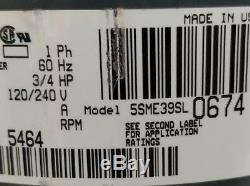 Ge 2.3 Ecm 3/4 HP Variable Speed Motor 5sme39sl0674 46132-011 (7441)c4 Ap