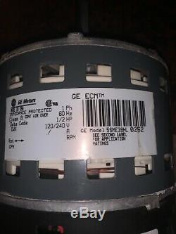 Ge Trane Variable Speed Ecm Motor 5sme39hl0252 D341314p04 Mot09232